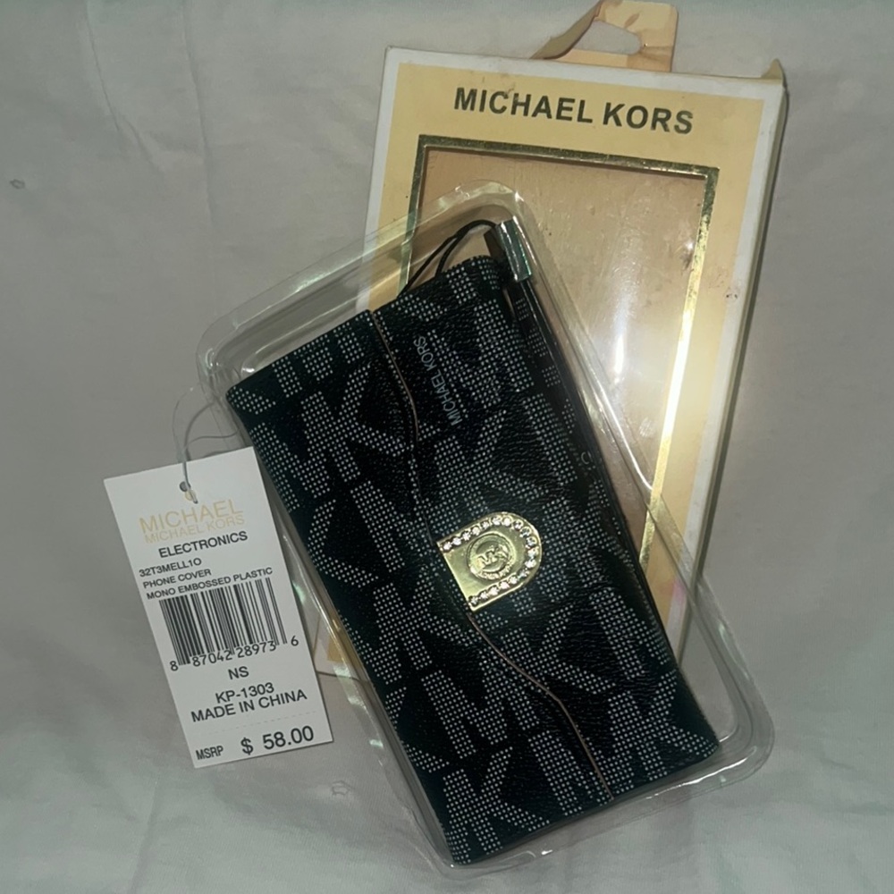 Michael Kors Black Logo Phone Case